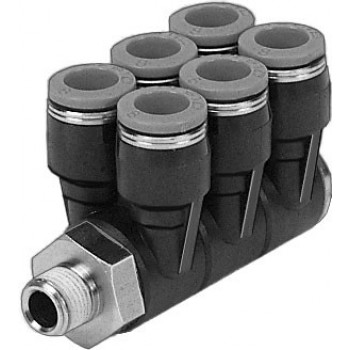 Коллектор Festo QSLV6-3/8-8 Коллектор Festo QSLV6-3/8-8