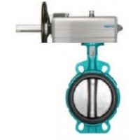 Затвор с приводом Festo VZAS-C-100-16…-V3-E-PDM